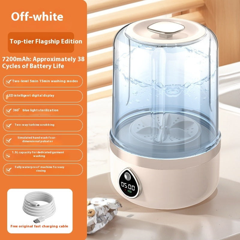 Portable Household Charging Automatic Mini Washing Machine