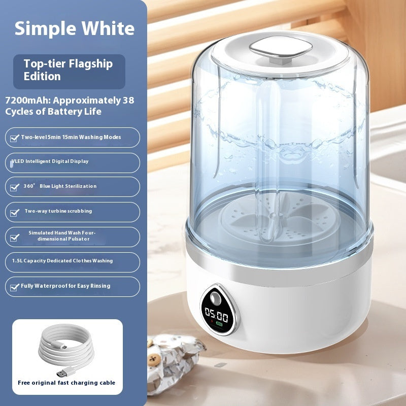 Portable Household Charging Automatic Mini Washing Machine