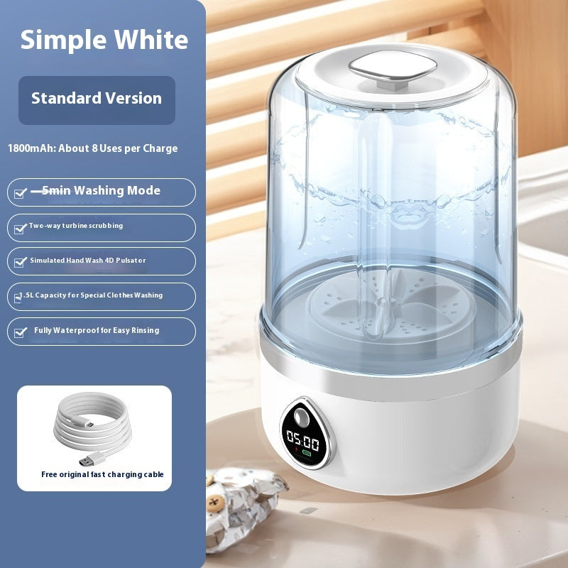 Portable Household Charging Automatic Mini Washing Machine