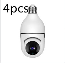 WiFi CAMERA 1080P Bulb 4X Zoom Camera E27 Home 2.4GWiFi Alarm Monitor