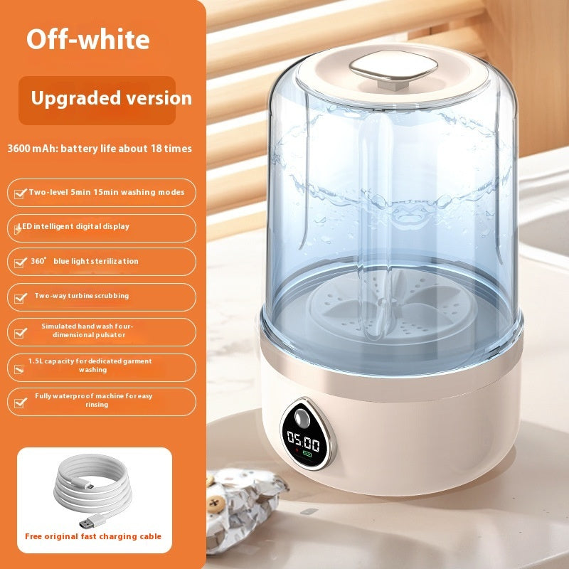 Portable Household Charging Automatic Mini Washing Machine